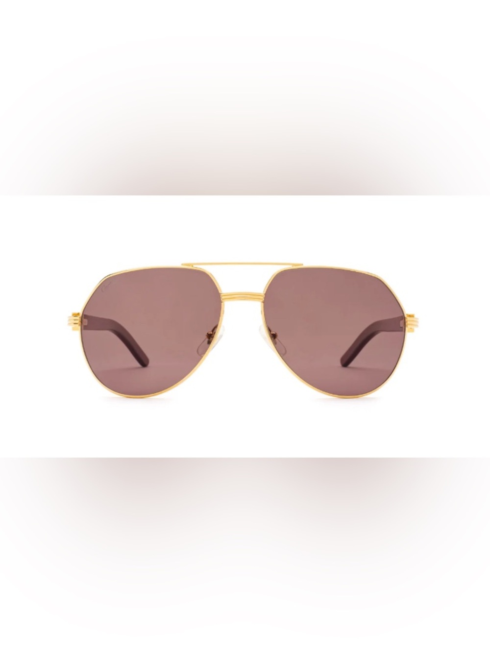 Cartier Aviator Sunglasses in Pink/Gold